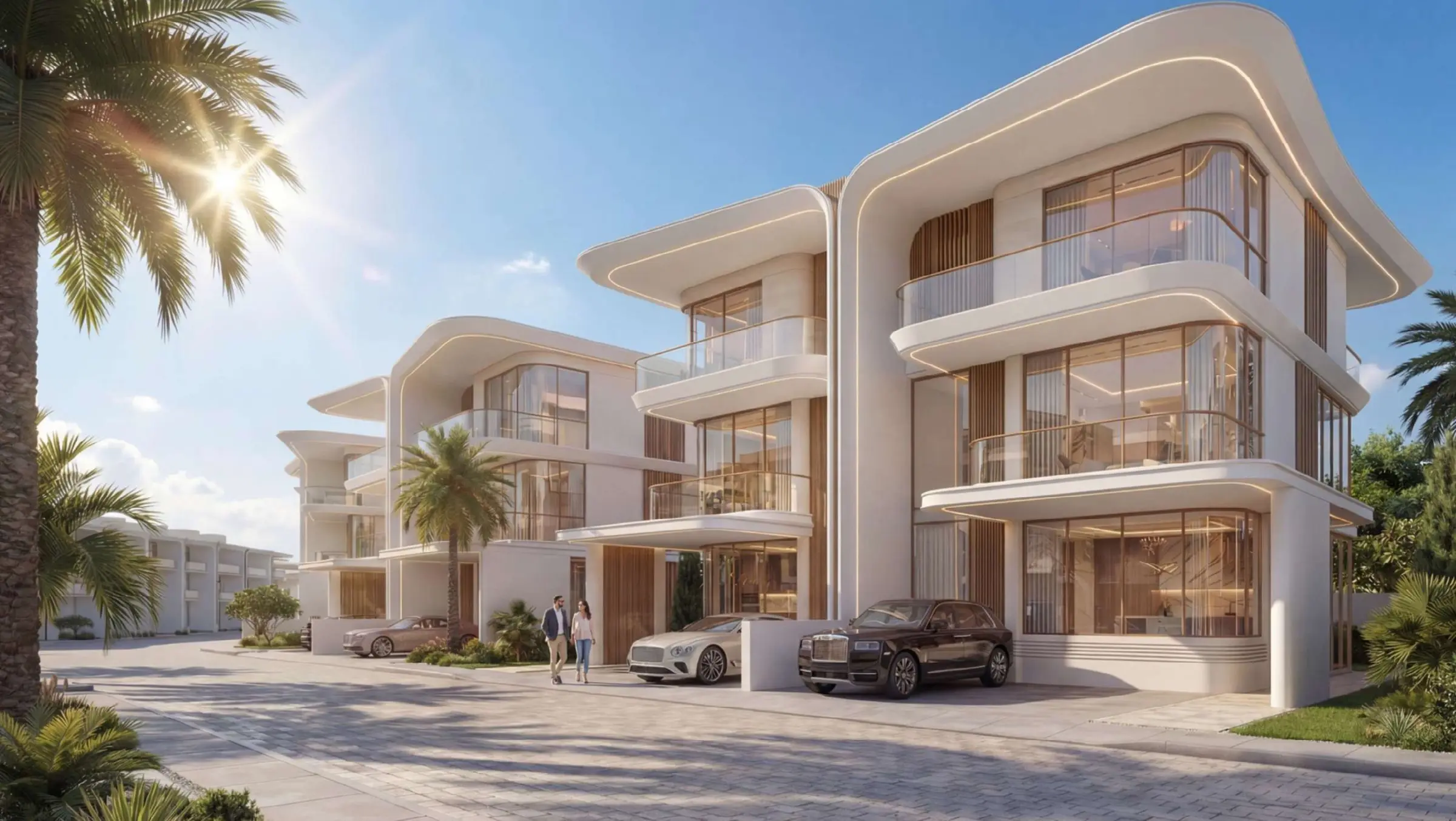Greenz semi-detached villas, render