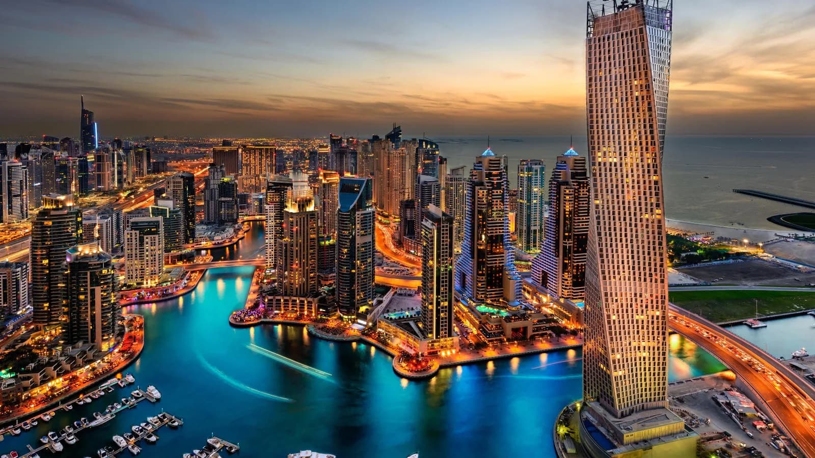 Dubai Marina waterfront